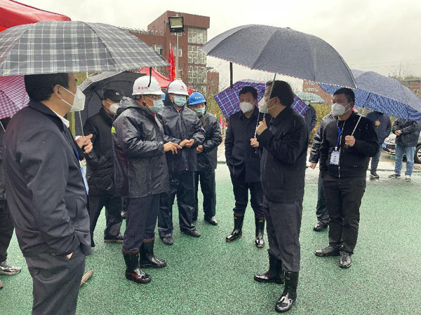 副市長汪發進一行視察公司田家炳中學疫情隔離點項目建設 副市長汪發進一行視察公司田家炳中學疫情隔離點項目建設