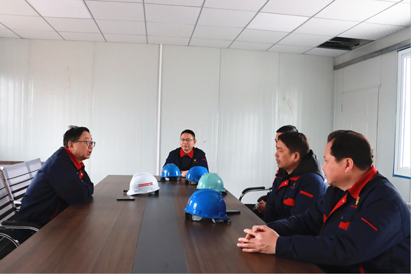 公司黨委書記王伍升到銅基新材料項目檢查指導(dǎo)工作 公司黨委書記王伍升到銅基新材料項目檢查指導(dǎo)工作