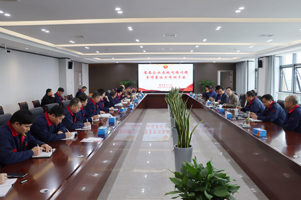 公司召開(kāi)省屬企業(yè)違規(guī)吃喝問(wèn)題專項(xiàng)整治工作動(dòng)員會(huì) 公司召開(kāi)省屬企業(yè)違規(guī)吃喝問(wèn)題專項(xiàng)整治工作動(dòng)員會(huì)