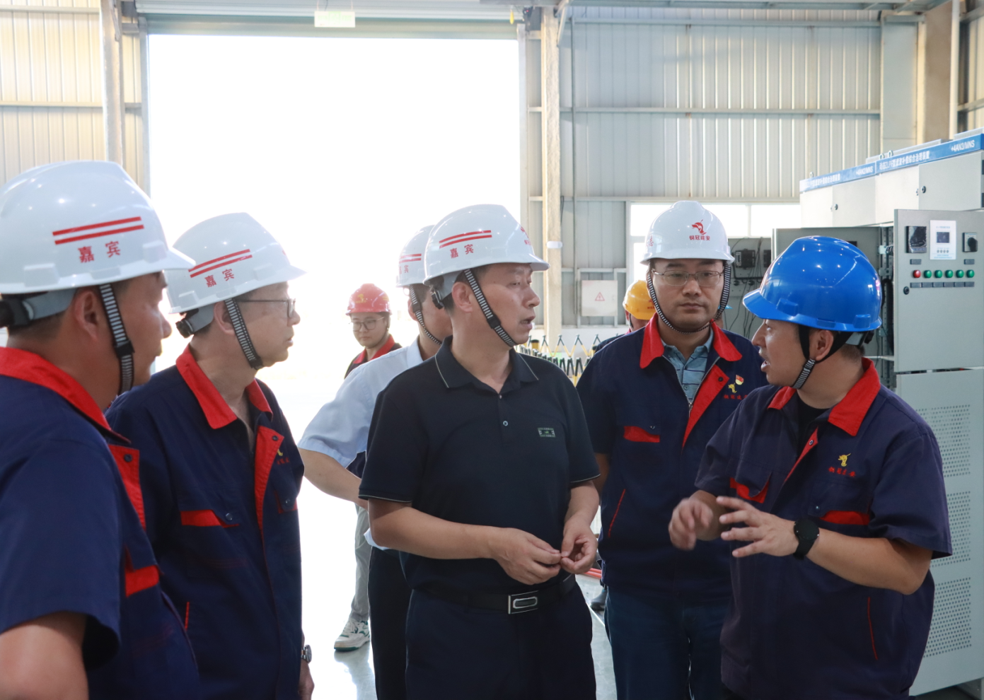 集團公司總經理丁士啟到公司調研 集團公司總經理丁士啟到公司調研